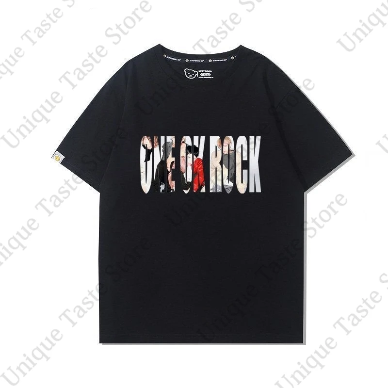 ‌ One Ok Rock 2026 Nuova T-shirt Street Fashion Stampa Lettere Retrò OOR Maglietta da Concerto Donna Uomo Estiva in Cotone a Maniche Corte
