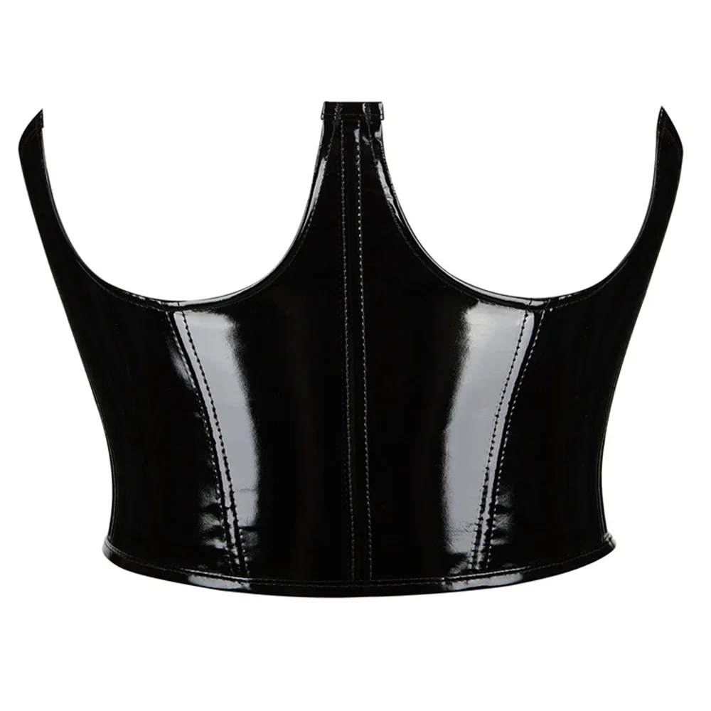 

Sexy Corset Underbust Punk Faux Leather Black Belts korsett Women Top Vintage Bustiers Curve Shaper Strap Slimming Waist Belt