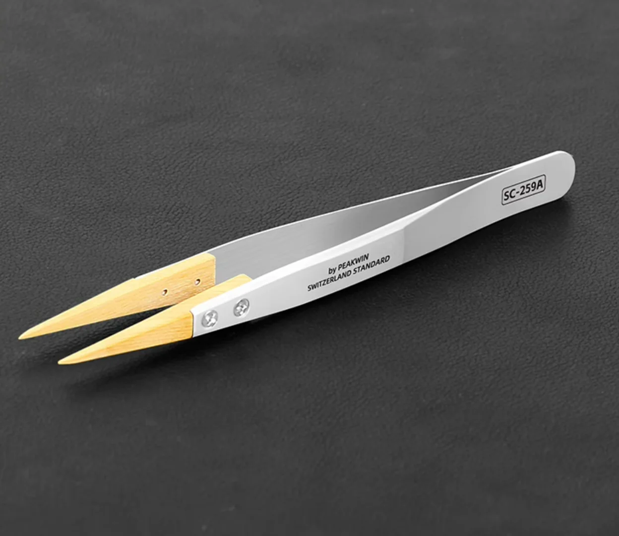 

Watch repair tool, boxwood tweezers, precision anti magnetic tweezers, 27 # pointed tweezers, insulated and not damaging parts