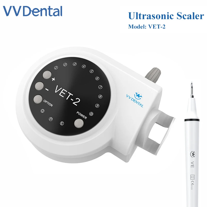 

VVDental Dental Ultrasonic Scaler Machine With 5 Tips Tooth Cleaning Device For Scaling Stain To Remove Stains Teeth