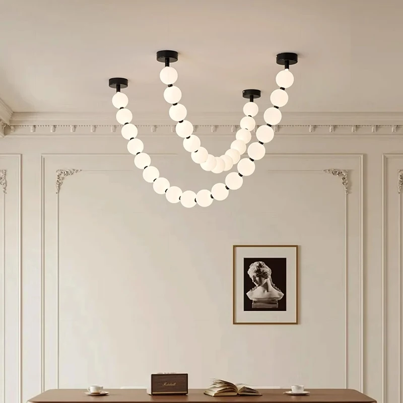 ديكور المنزل الحديث أضواء LED مصابيح إضاءة متدلية لغرفة المعيشة الثريات لغرفة الطعام معلقة ضوء الإضاءة الداخلية #3