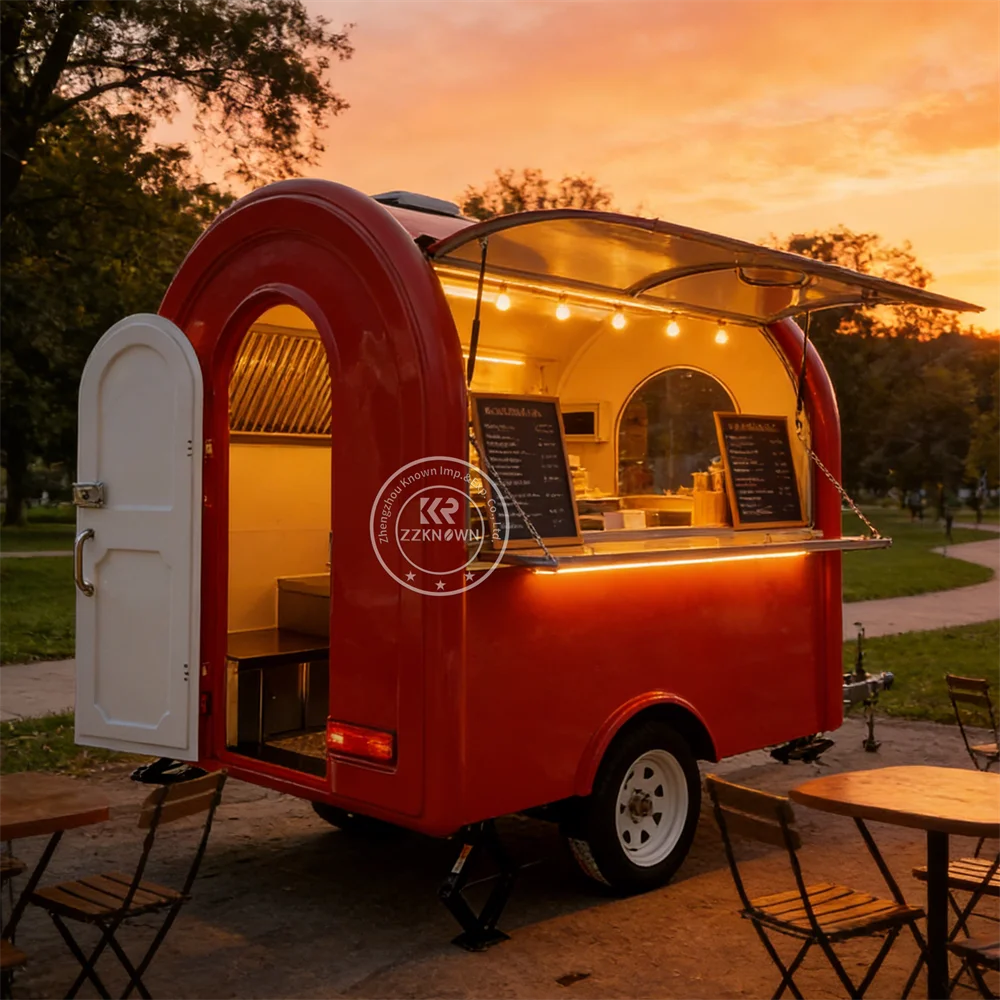 Mobile Catering Bbq Pizza Truck Ice Cream Food Trailers Commercial Pizza Taco BBQ Food Truck Fully Equipped