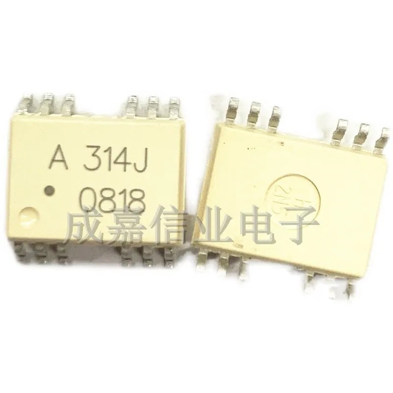 10pcs/Lot HCPL-314J-500E SOP-16 HCPL-314J A314J High Speed Optocouplers 0.4A IGBT Gate Drive Operating Temperature:-40C-+ 100 C