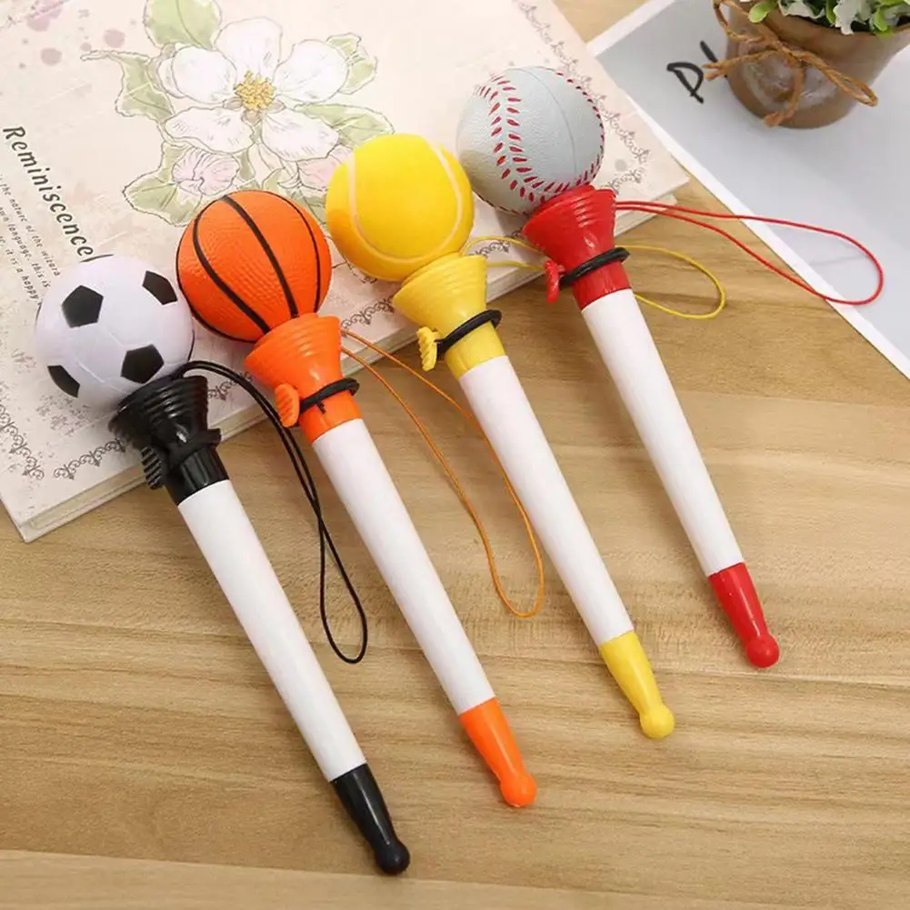 Writing Ballpoint Pen Creative Basketball Football Tennis Shape Smooth Writing Ballpoint Pen Novelty Sports Ballpoint Pen Set