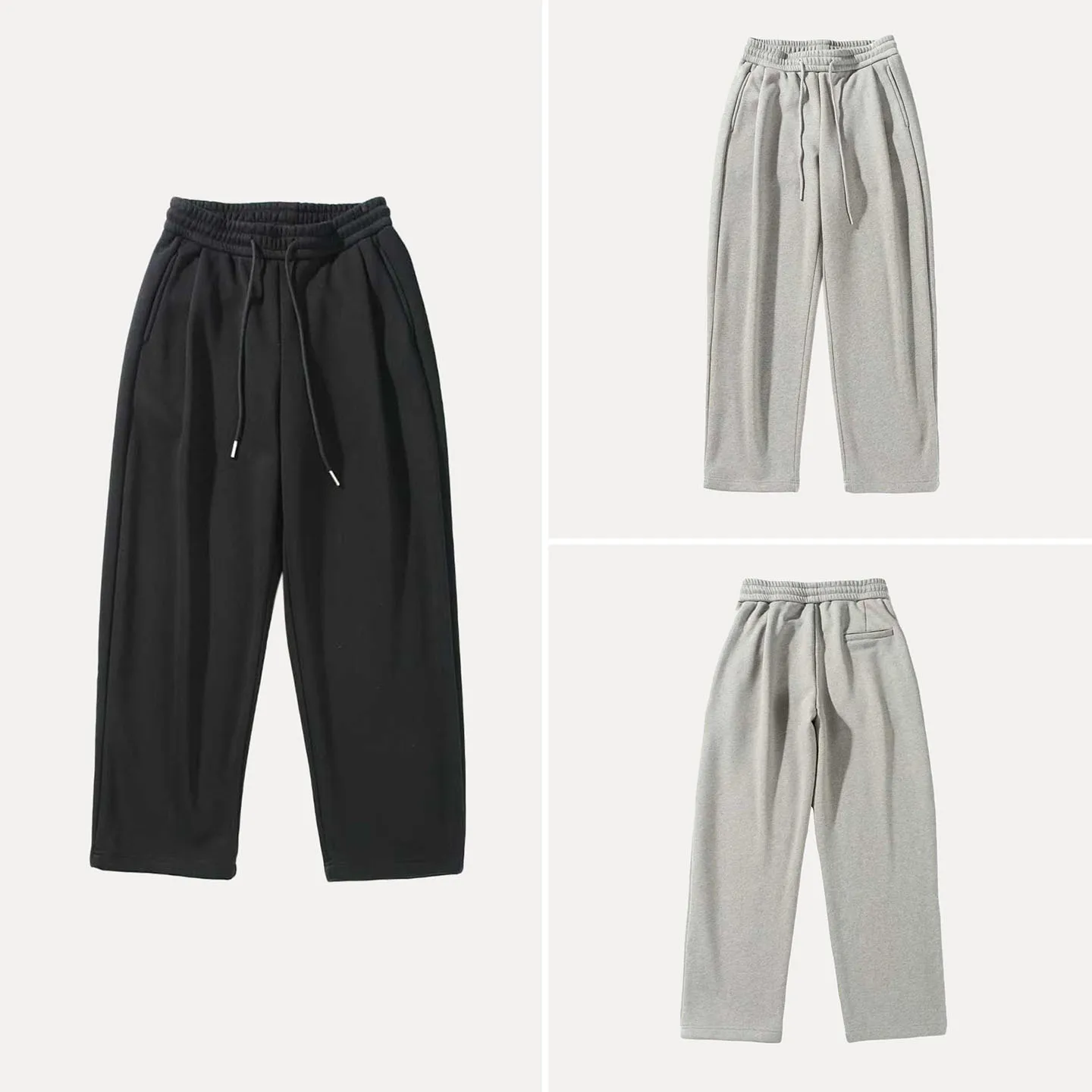 

Осень 2023, новые мужские модные повседневные простые универсальные свободные прямые длинные брюки, удобные прочные мужские брюки для отдыха