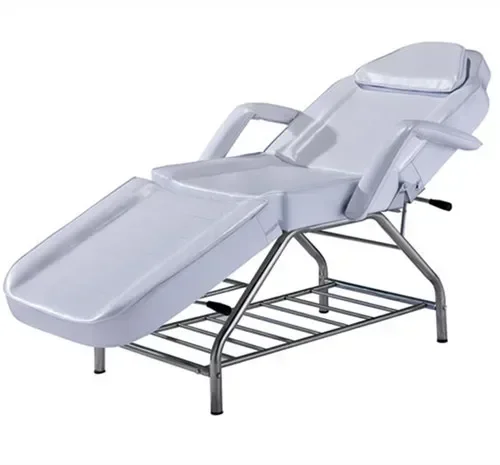 Beauty Tattoo Embroidery Eyelash Facial Bed Adjustable Nail Tattoo Pedicure Chair Stainless Steel Bed Head Hole