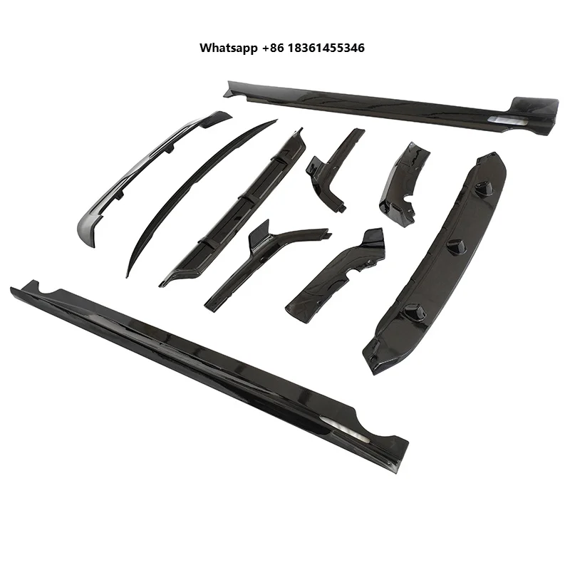 For  G07 X7 PRE Dream Garage Black Warrior Knight Aero Kit Gloss Black Body Kit