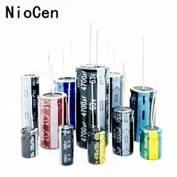 10V 16V 25V 35V 50V 63V Aluminum Electrolytic Capacitor 2.2 3.3 4.7 10 22 33 47 100 220 330 470 1000 2200 3300 4700 6800 10000UF