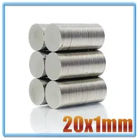 5/10/20/50/100/500pcs 20*1mm Strong Powerful Magnets Round Thin Magnet for Office Whiteboard Craft Diy