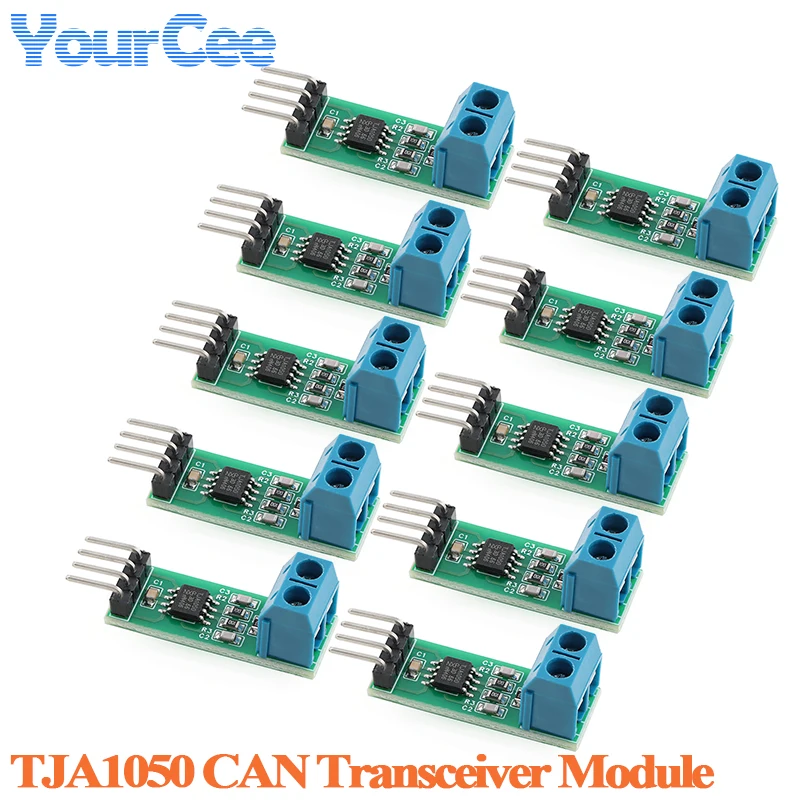 10pcs/1pc TJA1050 High Speed CAN Transceiver Board CAN Bus Module 1 Mb/s Communication rate 4.75V to 5.25V