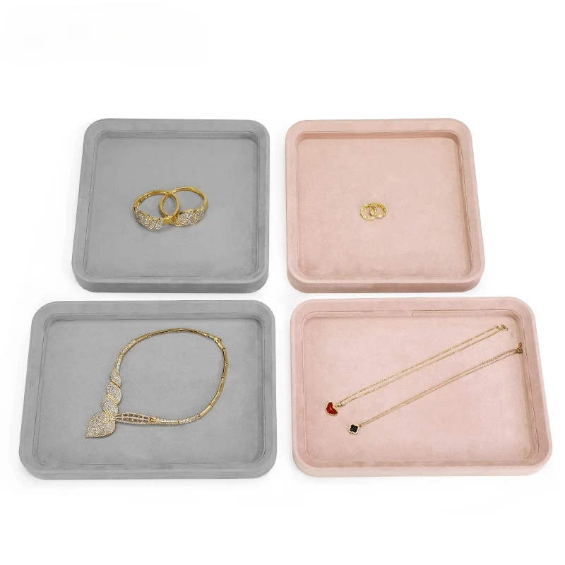Jewelry storage tray, jewelry bracelet display tray, counter display tray, high-end gold jewelry display