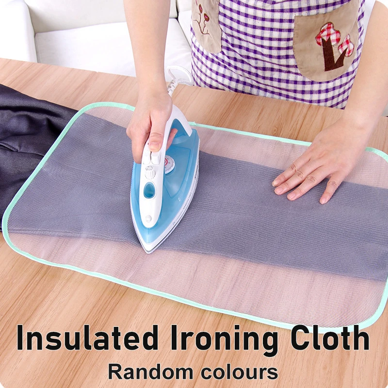 High-Temperature Resistant Ironing Mesh Pad Ironing Against Pressing Ironing Board Used to Protect Clothing Random Colors