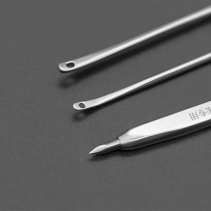 Ferramenta médica de íon para descascar varizes de aço inoxidável para separação de vasos sanguíneos, dispositivo de punção e decapagem de sonda