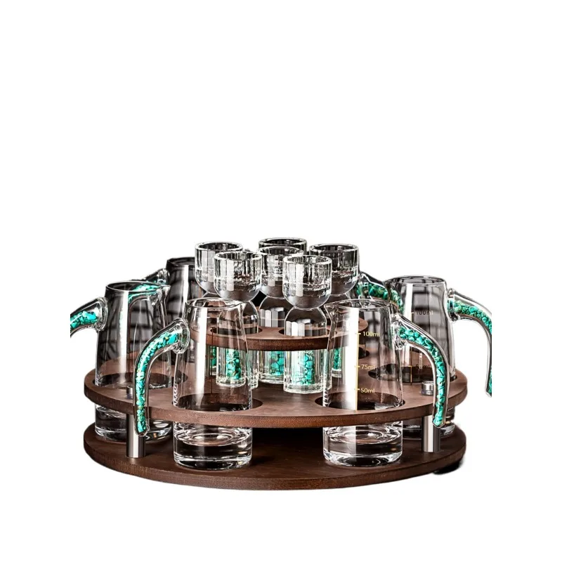 Special wine dispenser pot for one cup, high-end Baijiu cup set, bullet cup, wine cup, drinking set