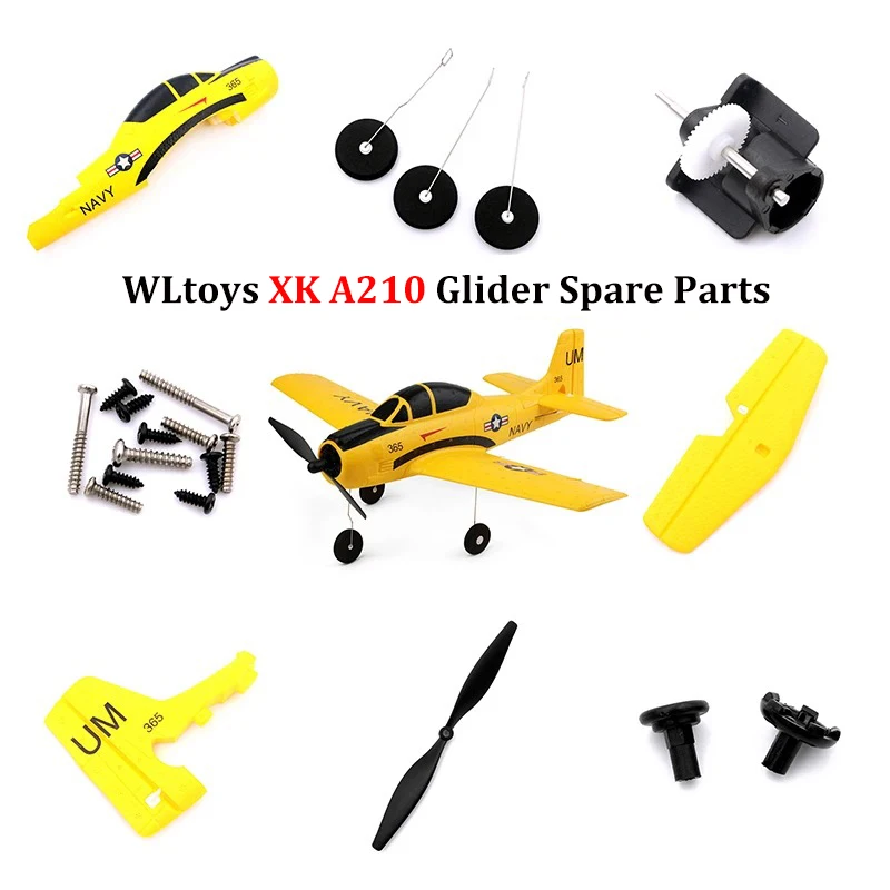 Wltoys XK A210 T28 RC zdalnie sterowany dron części zamienne silnik przekładnia ostrze zdalnie sterowana płyta główna śruba silnik układu