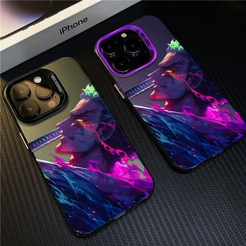 Z-Zoros Anime Ones P-Pieces Phone Case For iPhone 16 15 14 13 12 11 mini Pro Max X XR XSMAX 8 7 Plus Anti Fall Matte Back Cover