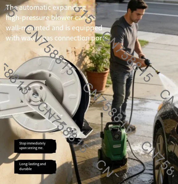 For Fire Hose, Fully Auto Rewinding，High-Pressure Automatic Hose Reel