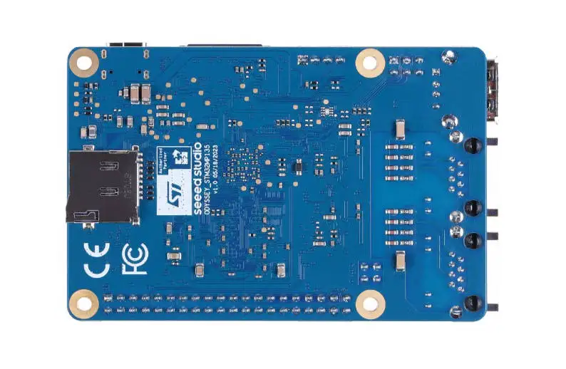 Imagem -03 - Odyssey- Stm32mp135d com Emmc Cortex-a7 Stm32 Yocto Buildroot os Portas Ethernet com Wol Usb tipo a Csi Lcd 4gb Dram tf