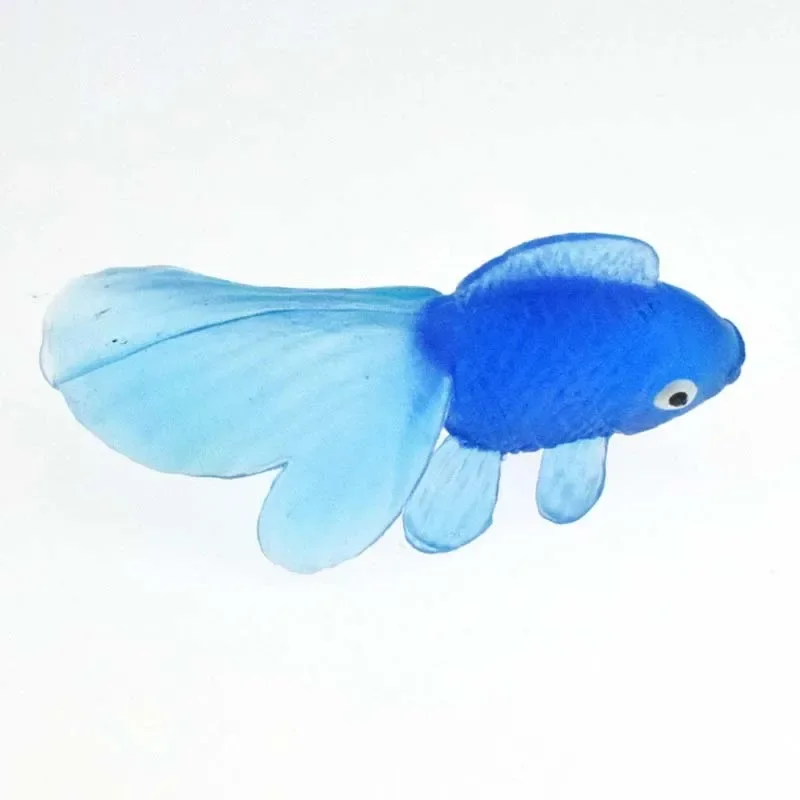 Kids Soft Rubber Gold Fish Baby Bath Toys for Children Simulation Mini Goldfish Water Toddler Fun Swimming Beach Gifts