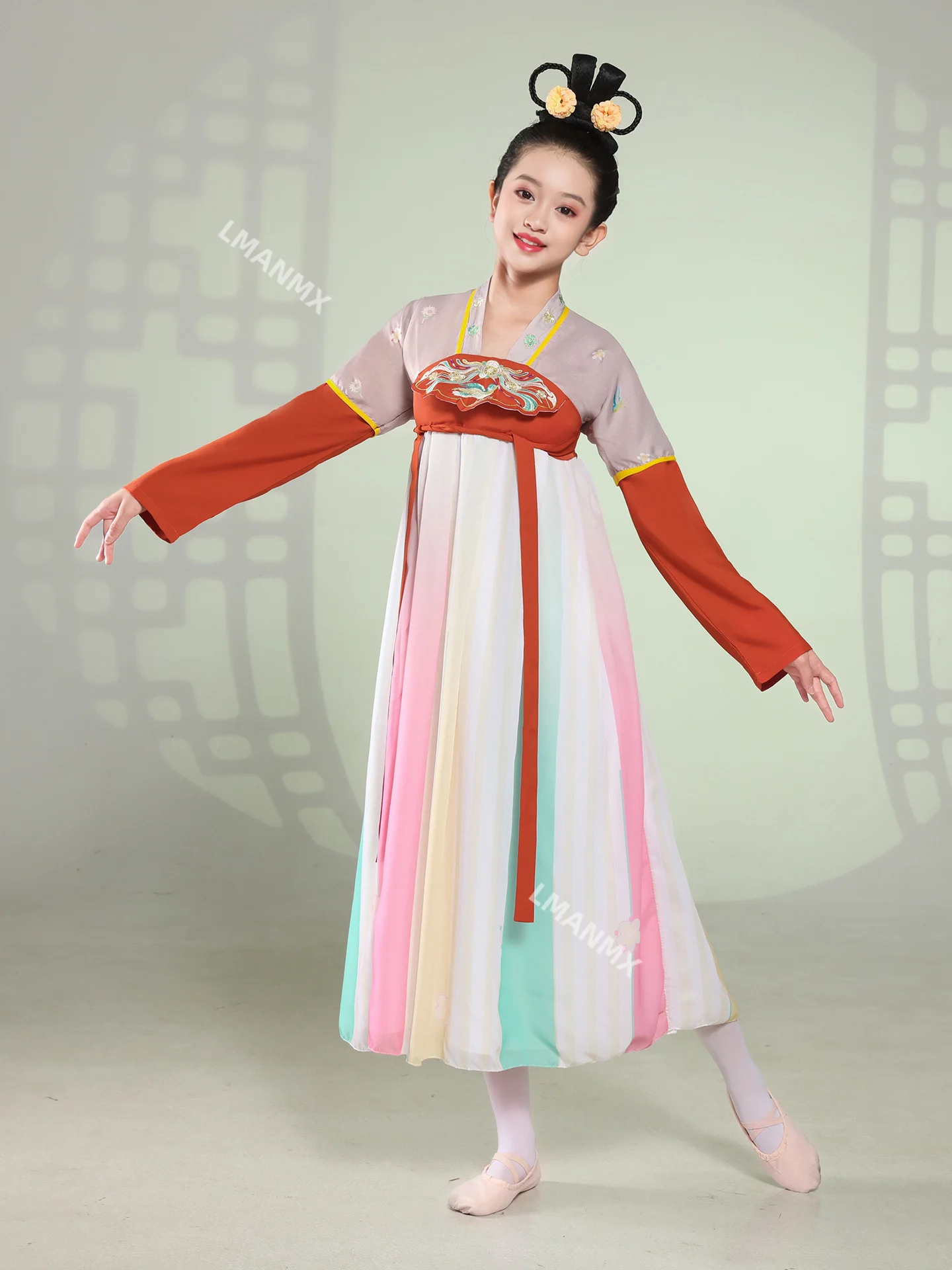 Linternas de pesca de ópera, accesorios de baile, disfraces de actuación, danza clásica china, trajes de baile Hanfu para niños