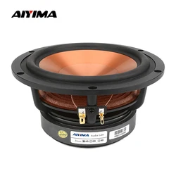 AIYIMA 1 Pz 6.5 Pollici 100 W Altoparlante 4 8 Ohm Medio Gamma Woofer Suono Altoparlante Alto Bass Altoparlante In Ceramica di Alluminio FAI DA TE Scaffale