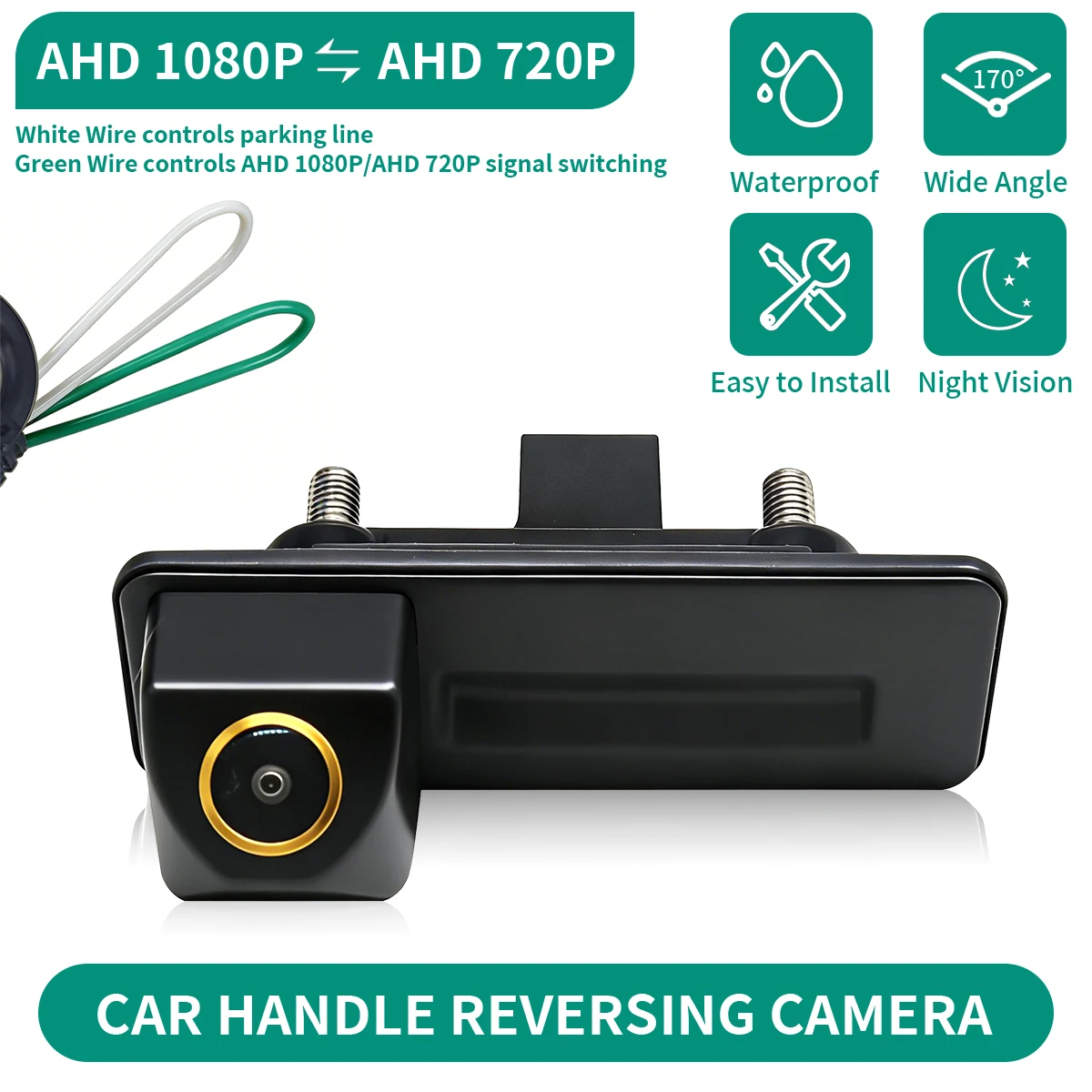 

AHD 1080P 170 ° Камера заднего вида для автомобилей VW Skoda Octavia Superb Rapid Yeti Fabia 2 Roomster Audi A1