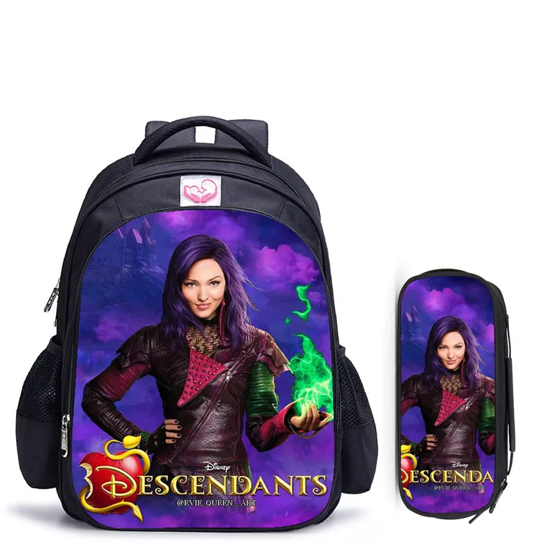 

16 Inch Disney Descendants Children School Bags Orthopedic Backpack Kids School Boys Girls Mochila Infantil Catoon Bags