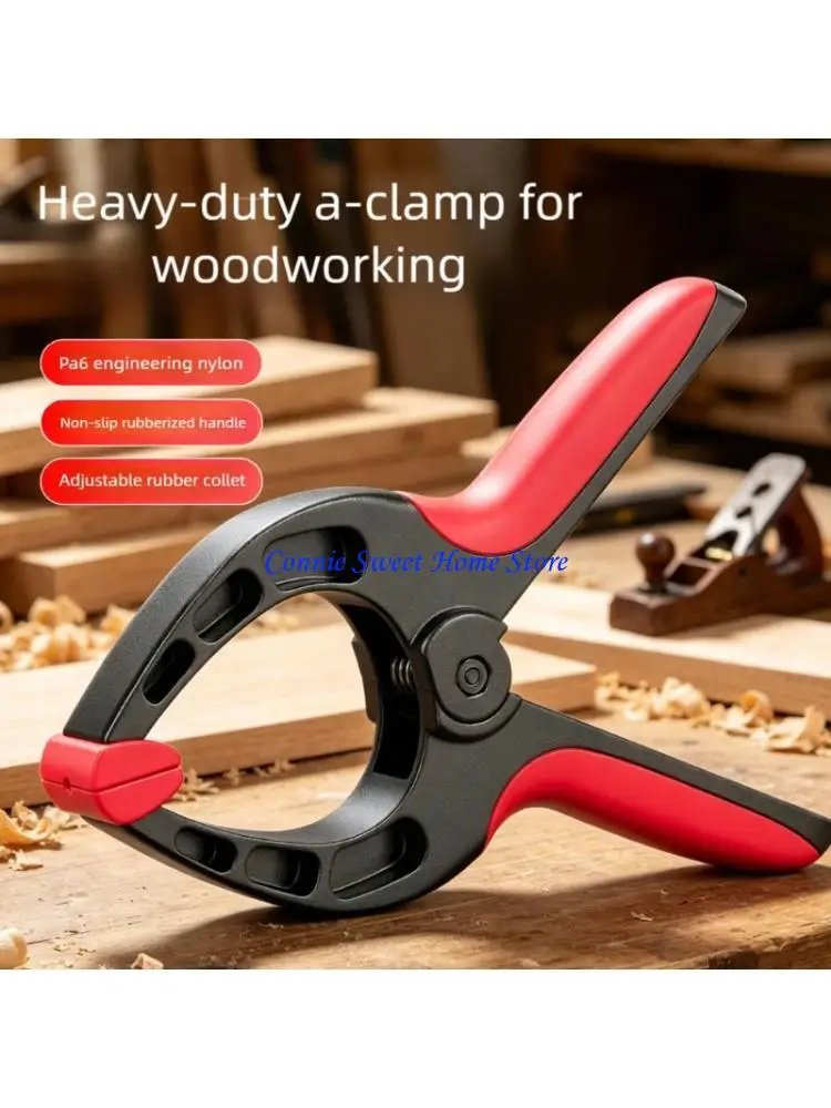 LXAF Professional Plastic Spring Clamp with Comfort Handle Suitable for Woodworking