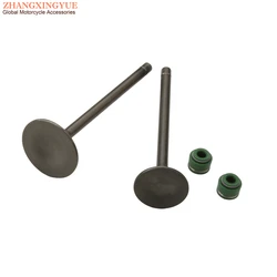 2PC XL125 Intake And Exhaust Valves For Honda CB125S XL125S ATC185 XL185S ATC200 XL200R XR200R TRX200 14711-437-000 14721-427