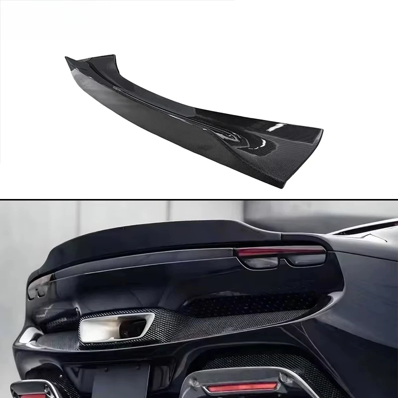 Dry Carbon Fiber Rear Wing Spoiler Replacement for Ferrari 296