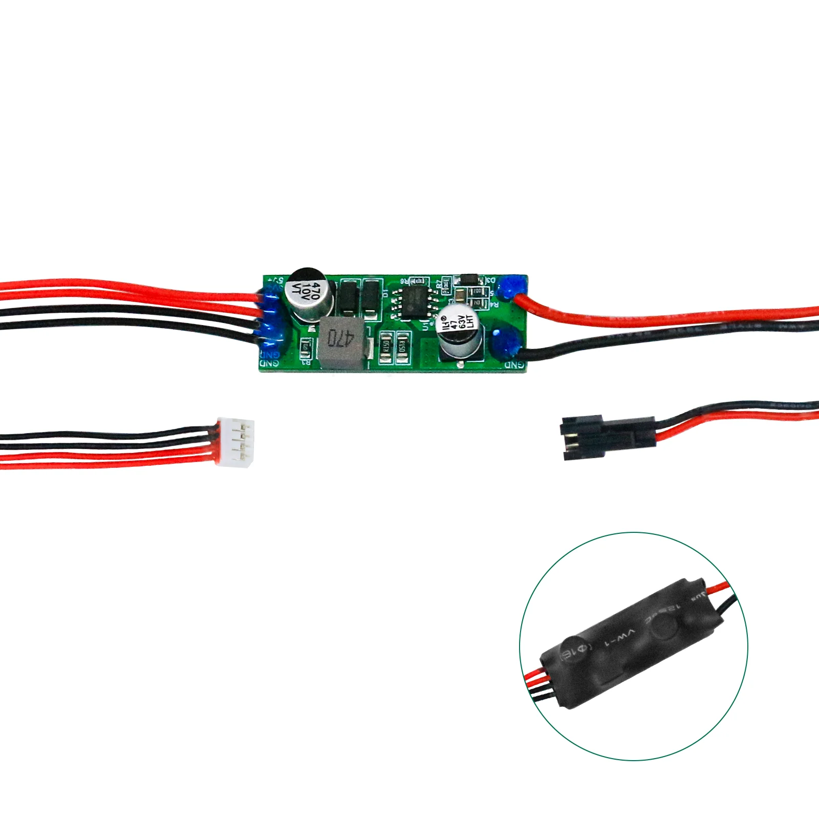 DC-DC 7-14S Lithium-Batterie-Abwärtswandler USB-Step-Down-Modul 24V 36V 48V 52V zu 5V USB