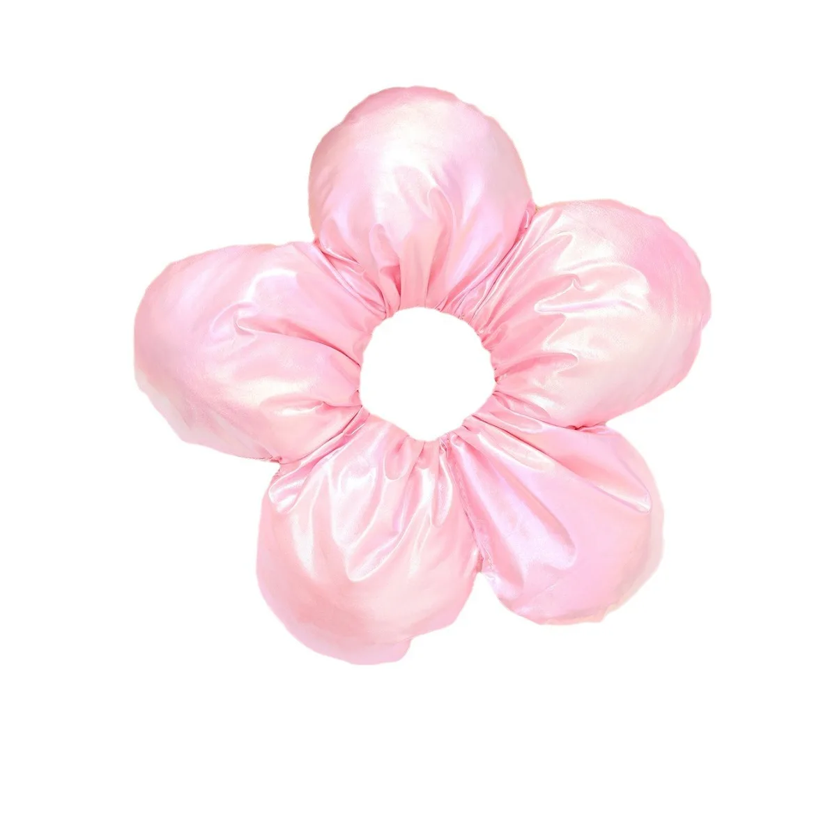2025 New Arrival Luxury Padded 3D Flower Scrunchies – Sweet Elegant Bun Hair Ties for Trendy Looks