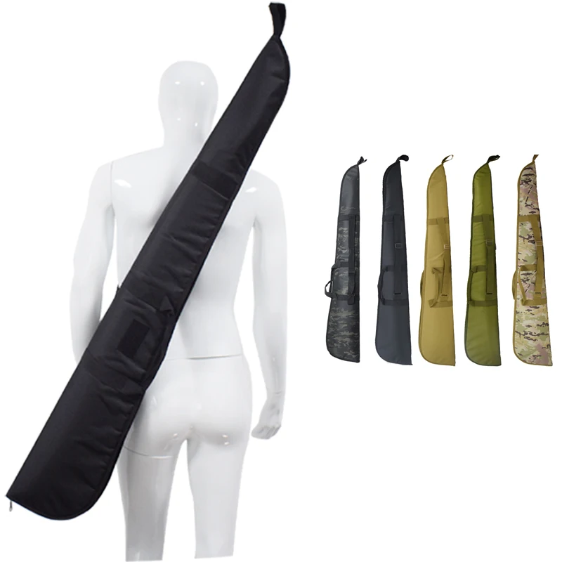 Outdoor Sport Airsoft Shooting Gun Bag with Cotton Pad Gun Carry Case Tactical Gear Hunting Gun Bag Holster 125CM