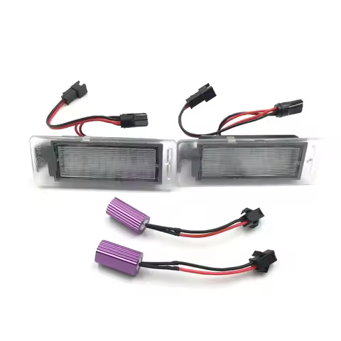 License Plate Lights Led Number Lamp Canbus Error Free For Chevrolet Corvette Camaro SS Traverse Bolt EV Equinox Impala Sonic