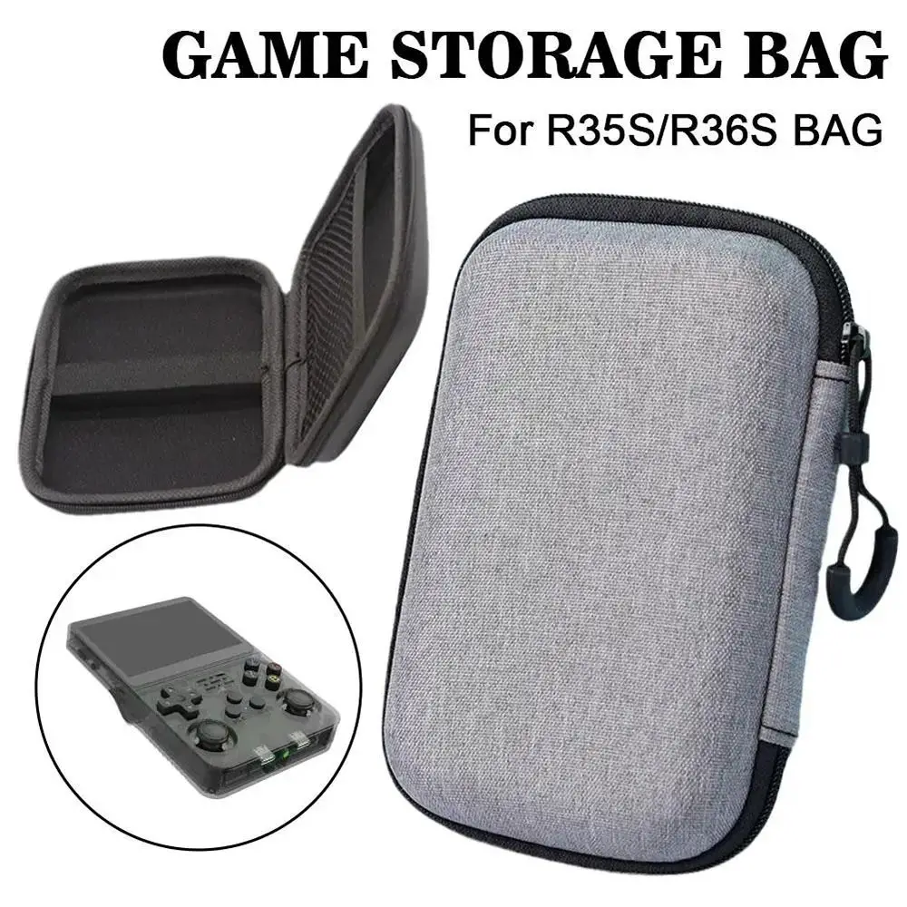 1Pcs Zipper Carry Bag Game Console Case Scratch-resistant Anti-fall Hard Game Console Storage Bag EVA Portable