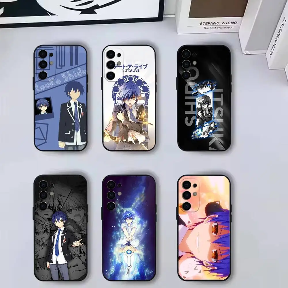 Anime Date a Live Itsuka Shido  Phone Case Black Silicone Soft For Samsung S25,S24,S21,S22,S23,S30,Ultra,S20,Plus,Fe,Lite