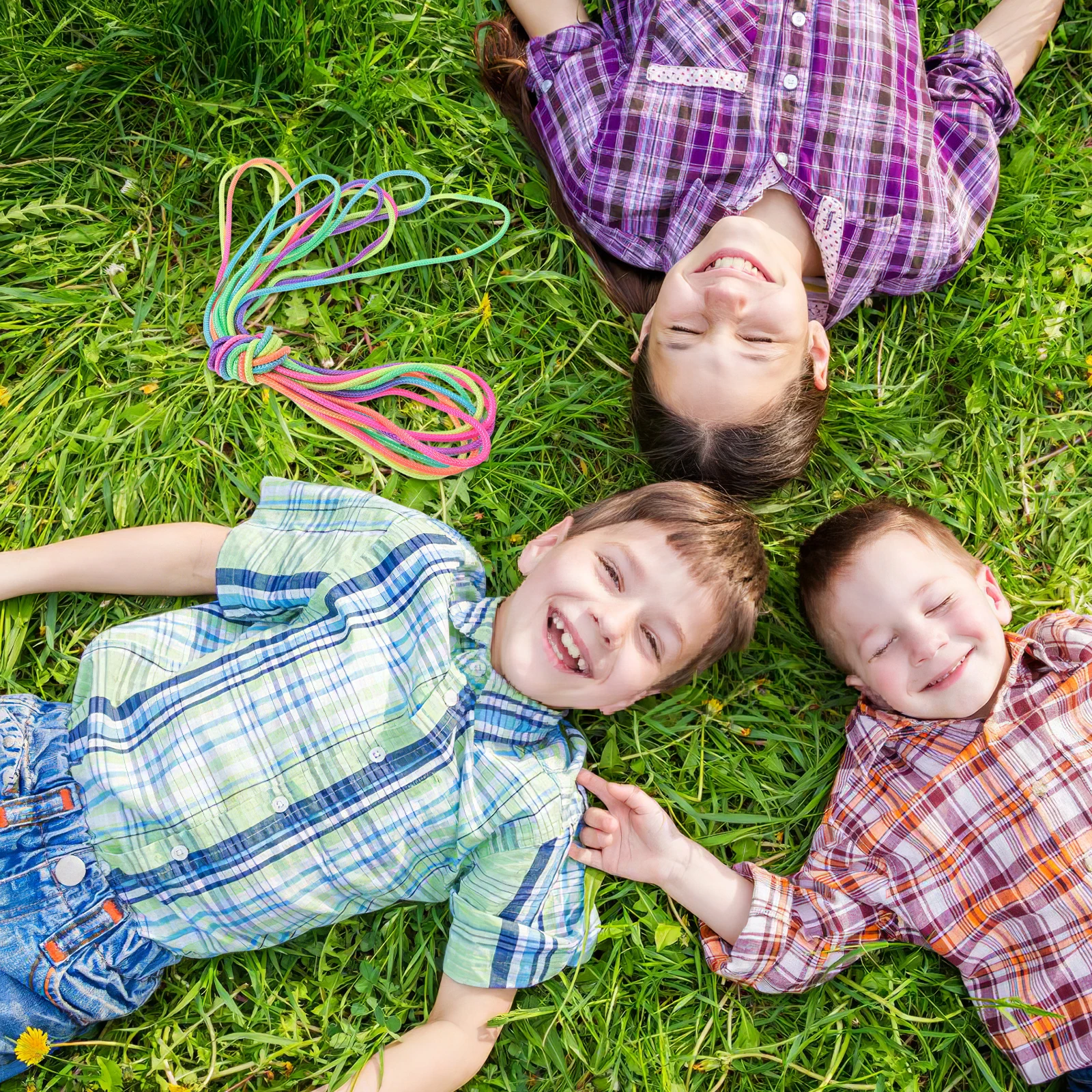 

Children's Rubber Band Cat Finger Toy Exercise Jumping Ropes Skipping Colored Elastic