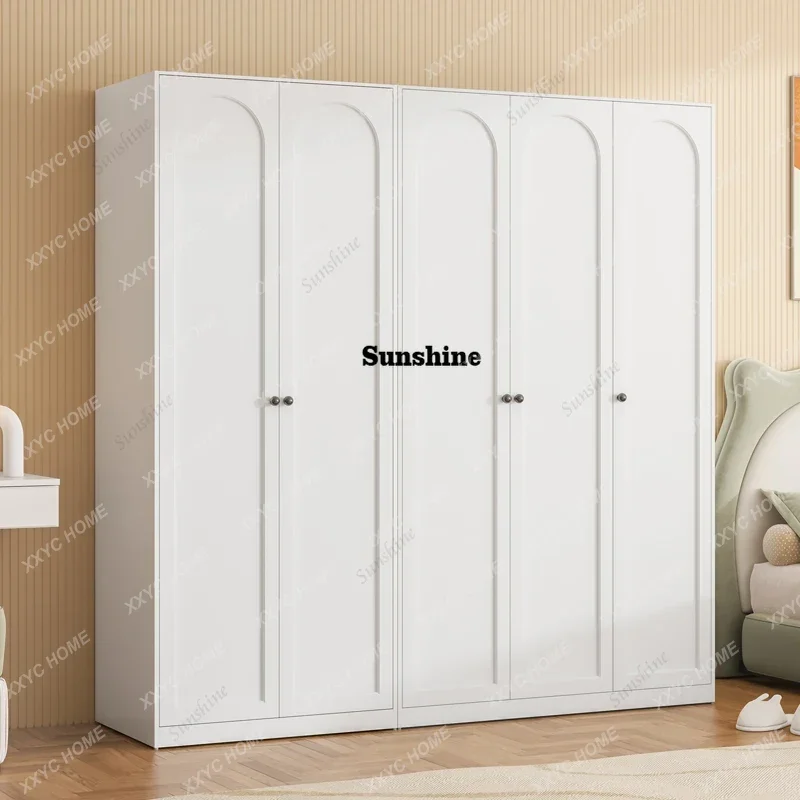Modular Orgnizer Steel Wardrobes Glass Doors Modern White Adult Wardrobes Bedroom Storage Drawer Kleding Kast Bedroom Furniture