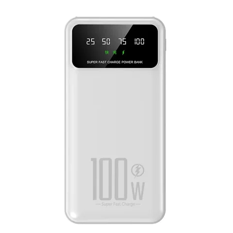 BCAK поставляется с кабелем Power Bank 20000 мАч, настоящий стандарт, сверхбыстрая зарядка, портативный мобильный источник питания большой емкости