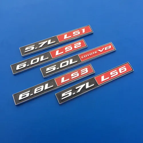 Imagen 1 del producto Coche 5.0L Coyote V8 GT 5,0 capó guardabarros maletero placa de identificación calcomanía emblema insignia pegatina accesorios para Ford F150 F250 FX4 Mustang