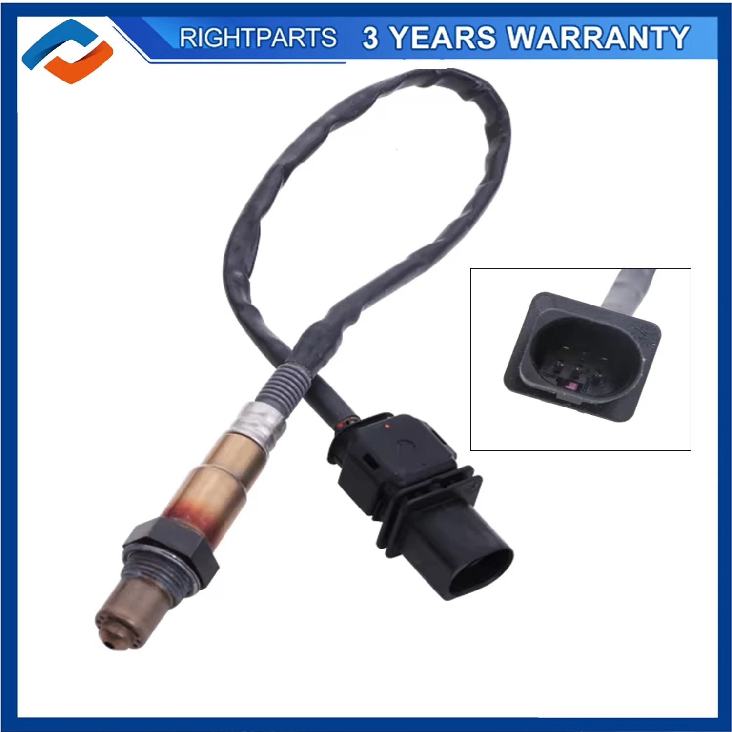 

RIGHTPARTS O2 Oxygen Sensor For VW 0258017424 0258017425 0258017425 04E906262T Wideband Lambda Auto Oxygen Sensor