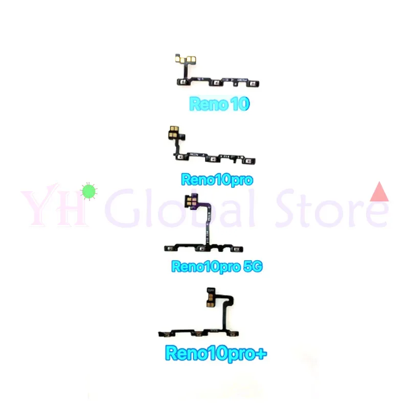 

For OPPO Reno 10 / Reno10 Pro Plus Power On Off Switch Volume Side Button Flex Cable Repair Parts