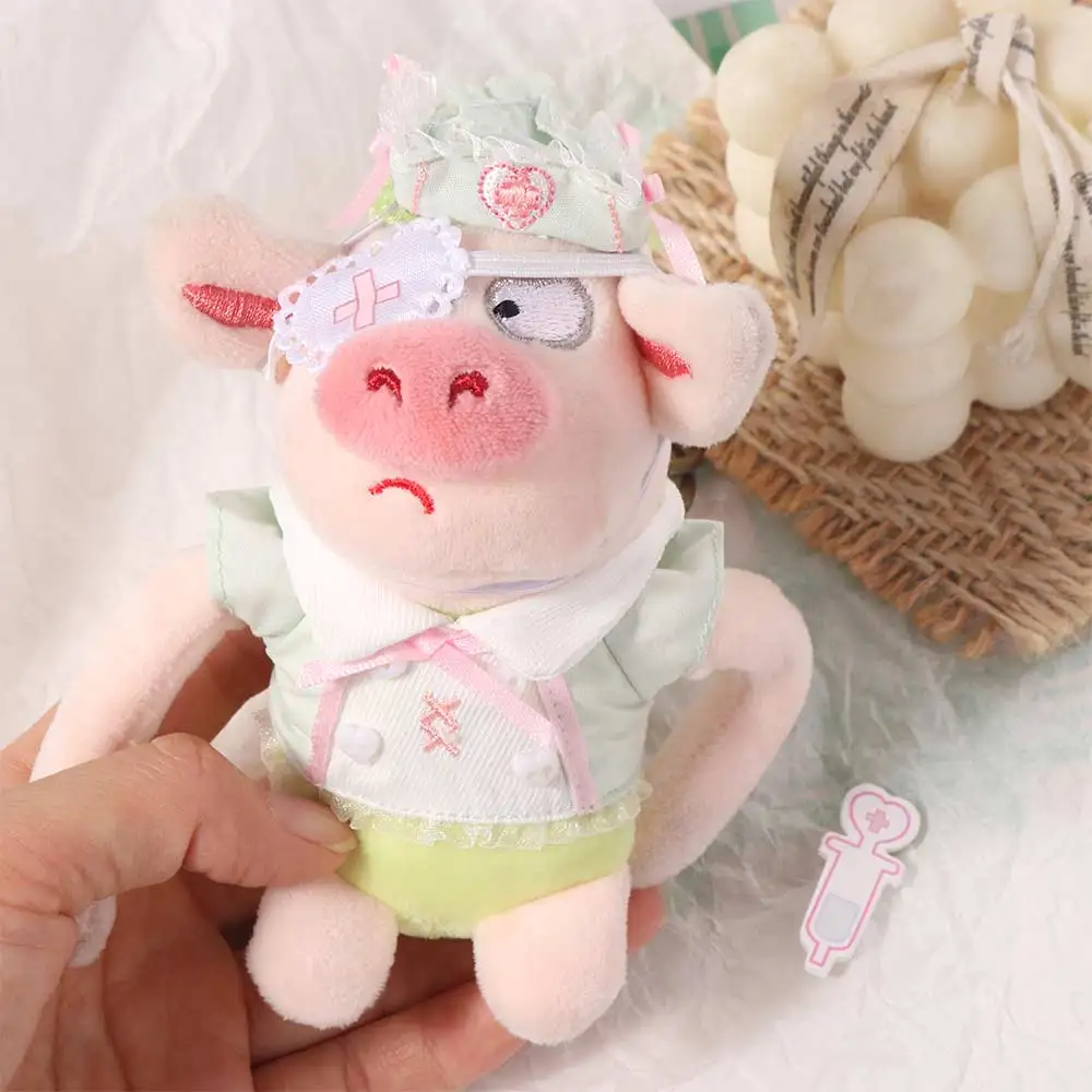 Conjunto de Roupas de Brincadeira de 10CM para Vestir, Acessórios de Uniforme de Enfermeira Kawaii para Cosplay