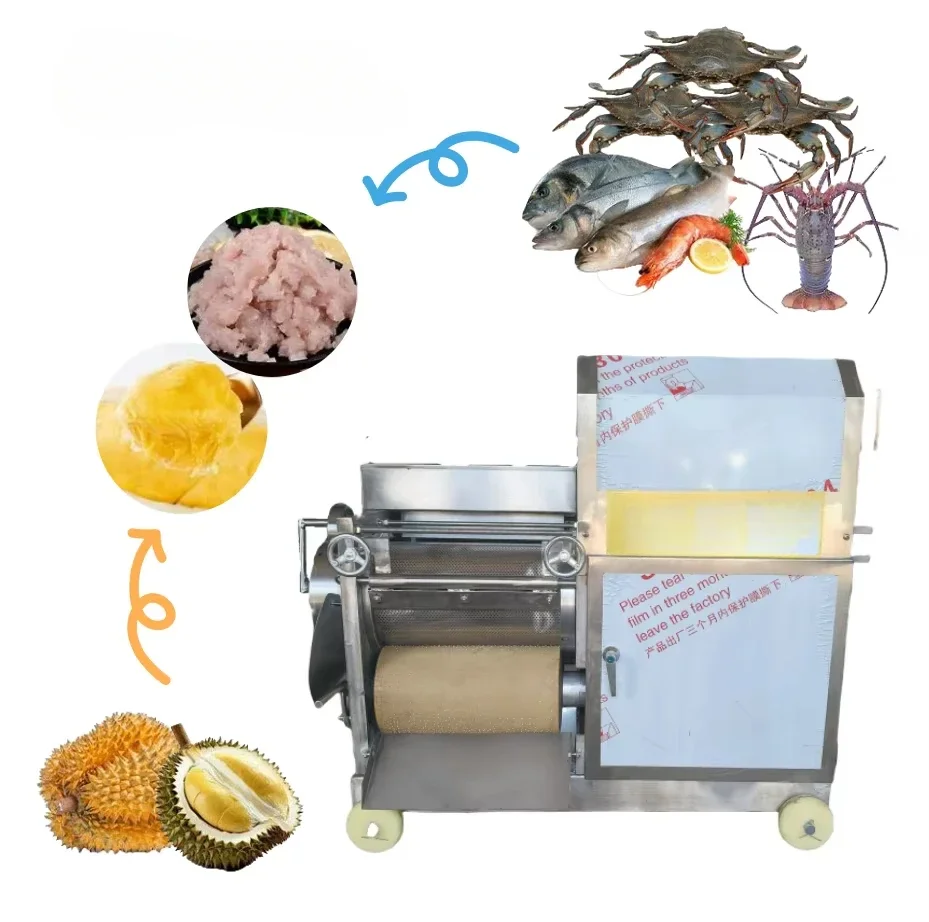 

Fish Meat Picking Machine 180kg/h Stainless Steel Fish Meat Boning Machine Electric Fish Meat Separator with CE Certification