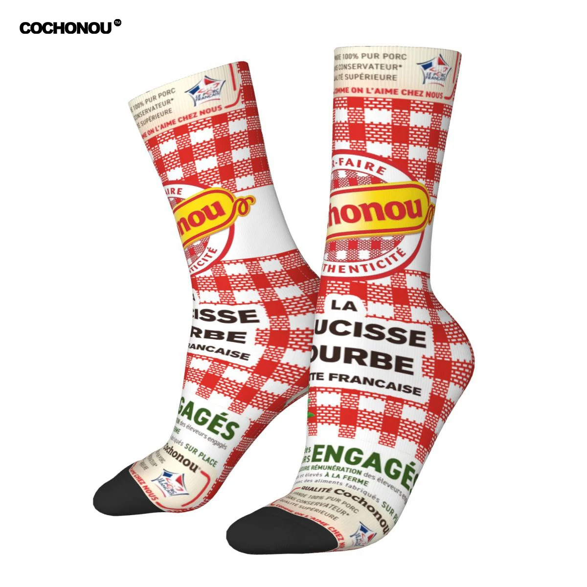 COCHONOU-Personalized Design Socks, Fashionable Design, Christmas Gifts, Autumn and Winter, New