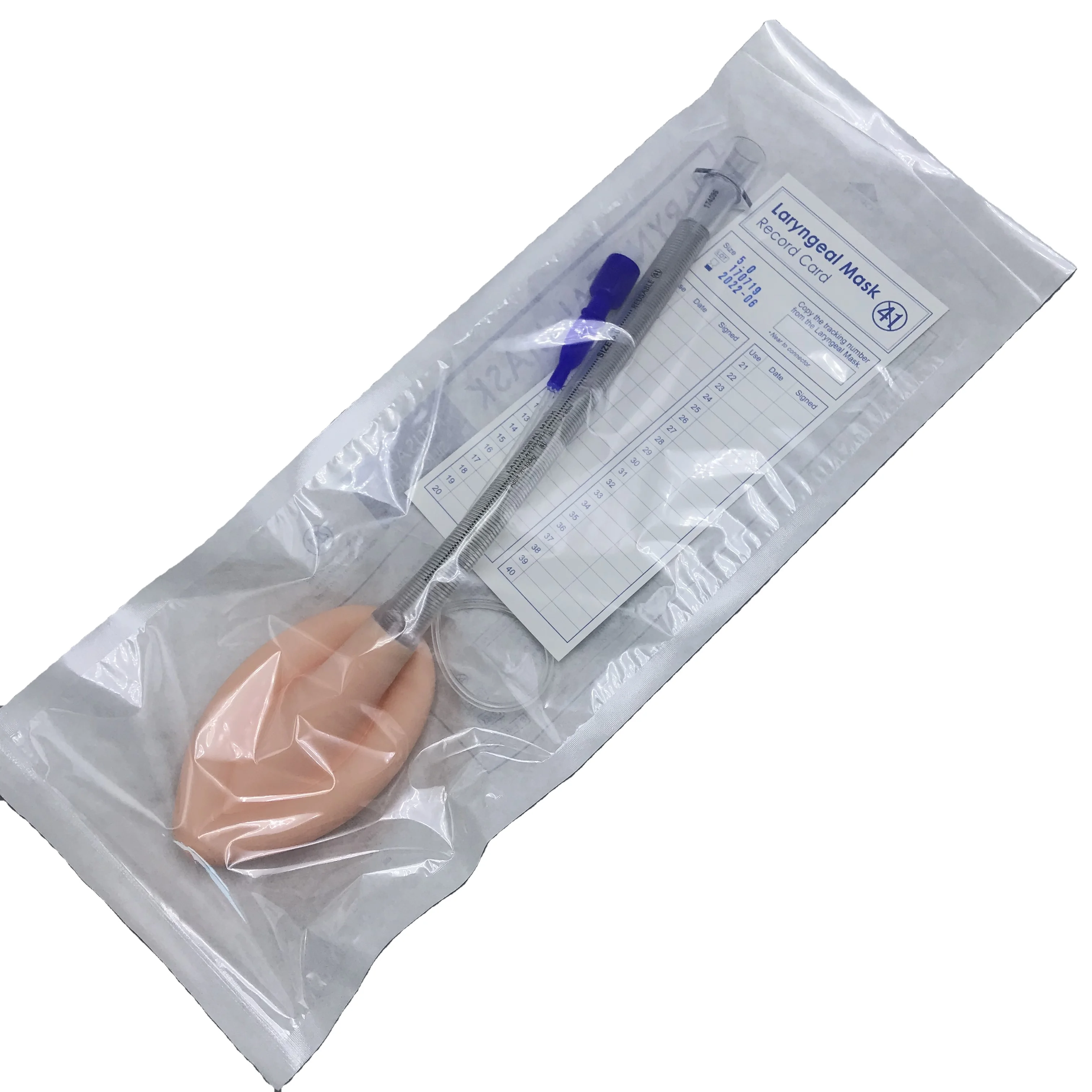 Reusable Silicone Reinforced Laryngeal Mask Airway Different Sizes