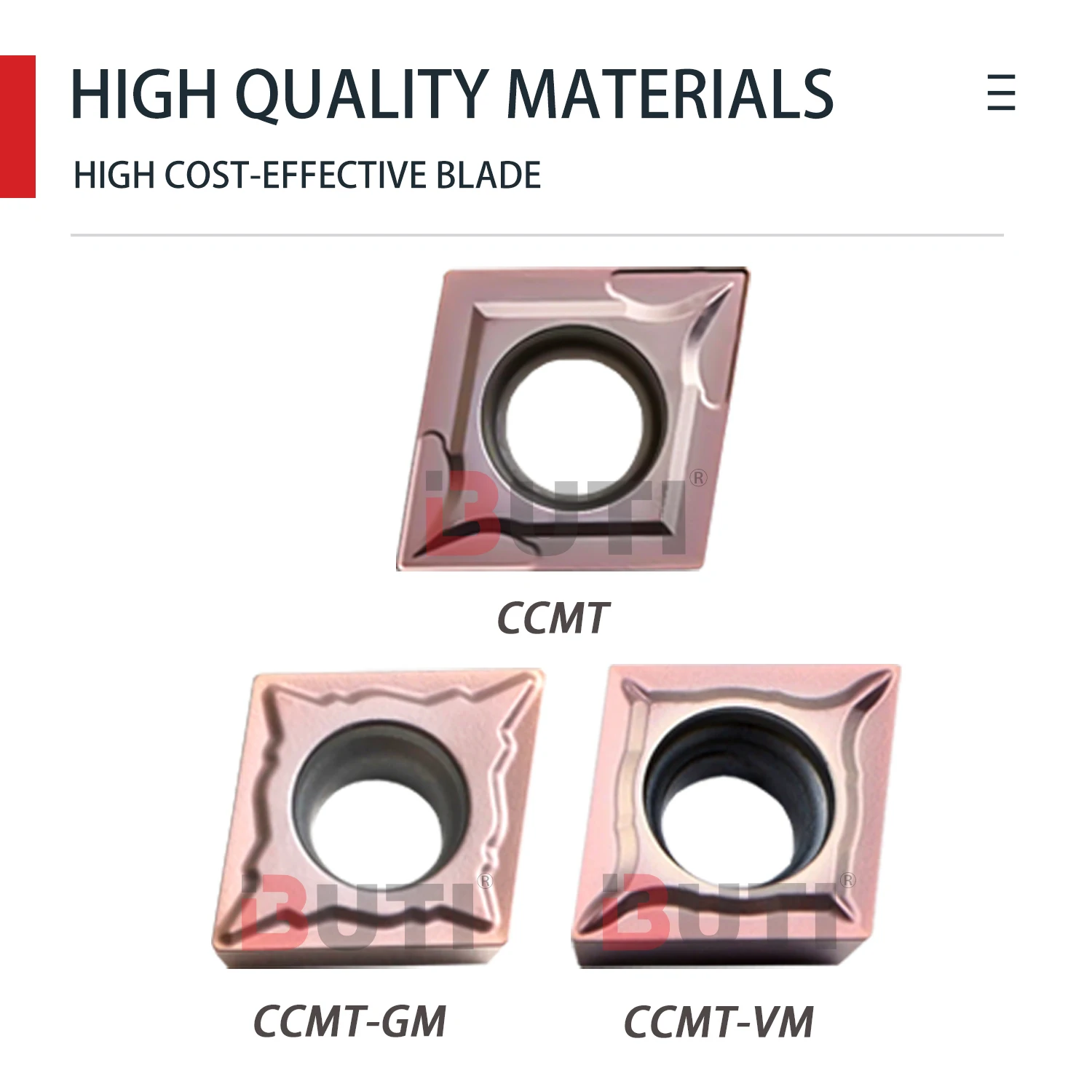 CCMT060204/09T308/120408 LF6118 DESKAR 100% Original Diamond Shaped Inserts High-Quality Stainless Steel Inner Hole Lathe Blades
