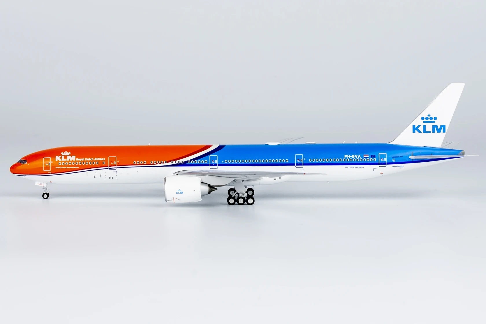 NG 1/400 نموذج طائرة PH-BVA KLM الخطوط الجوية الملكية الهولندية أورانج برايد B777-300ER سبيكة نموذج طائرة الصندوق الأصلي #5