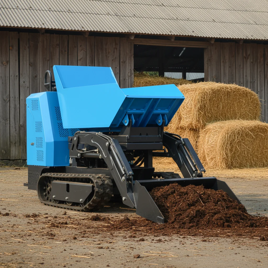

EPA EURO 5 Tracked Mini Dumper 900kg High Performance Construction Transporter Fast Shipping