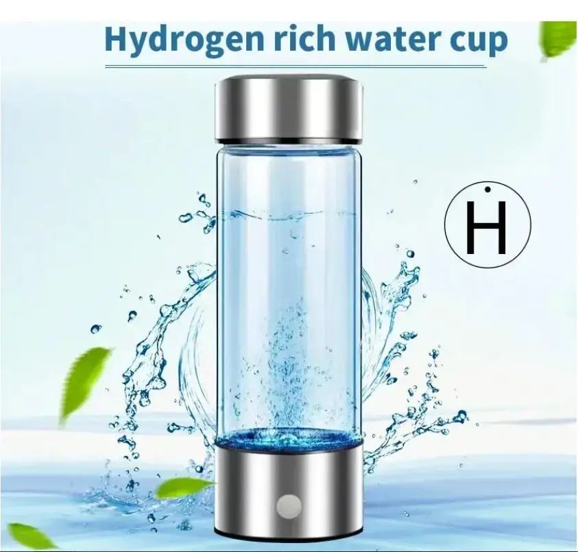 DHL free shipping Smart Bottle Portable Hydrogen Water Bottle Hydrogen Alkaline Water Hydrogen-Rich Water Cup